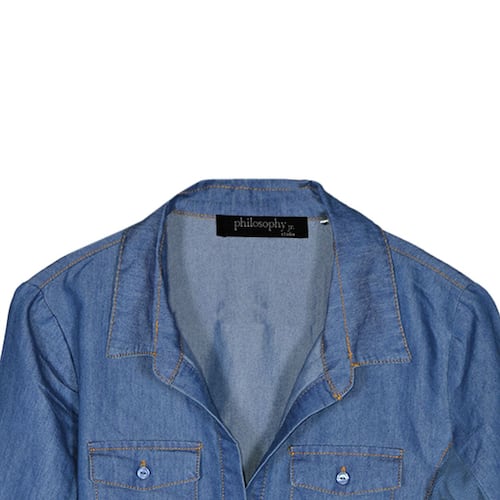 Blusa lisa con elevación en manga para mujer Philosophy   Talla Extra grande