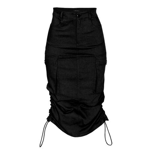 Falda larga tipo cargo con bolsillos para mujer Philosophy (Talla Mediana)