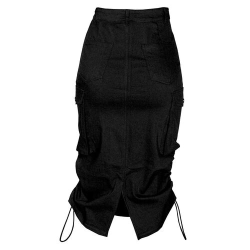 Falda larga tipo cargo con bolsillos para mujer Philosophy (Talla Mediana)