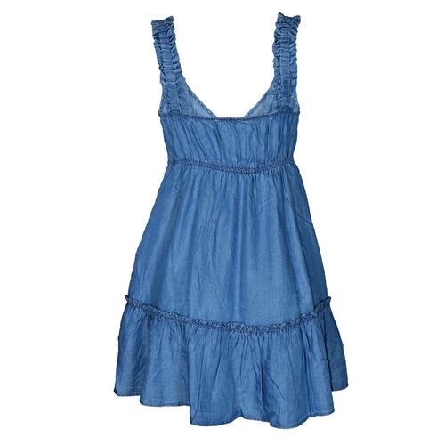 Vestido corto con olanes para mujer Philosophy (Talla Mediana)