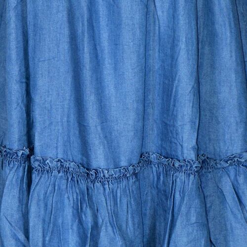 Vestido corto con olanes para mujer Philosophy (Talla Mediana)