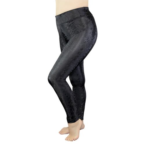 Legging afelpado Oscar Hackman diseño víbora para mujer