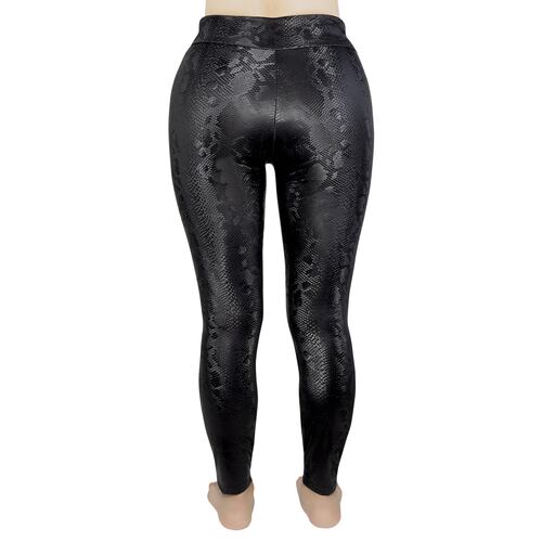 Legging afelpado Oscar Hackman diseño víbora para mujer