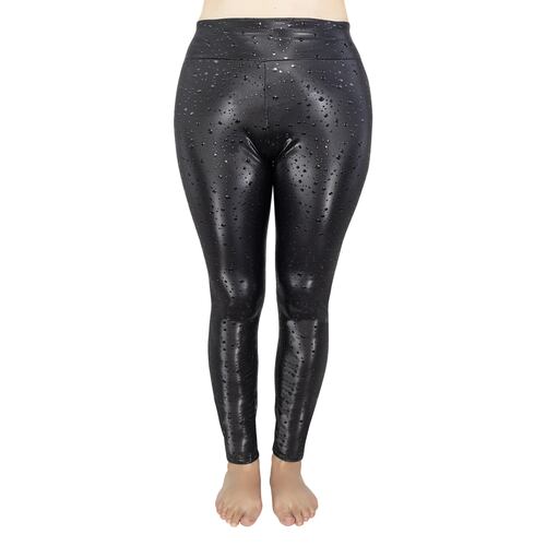 Legging afelpado Oscar Hackman diseño gotas para mujer