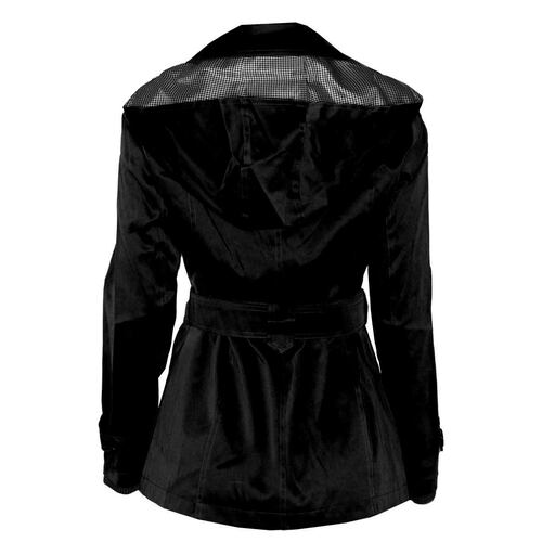Gabardina Philosophy con cinturón para mujer talla extra grande