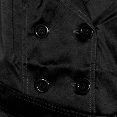 Gabardina Philosophy con cinturón para mujer talla extra grande