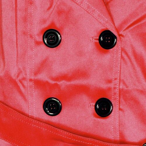 Gabardina Philosophy con cinturón para mujer talla extra grande