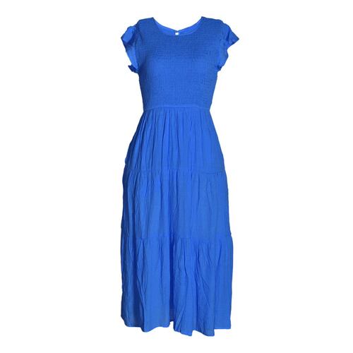 Vestido largo con smock para mujer Philosophy (Talla Mediana)