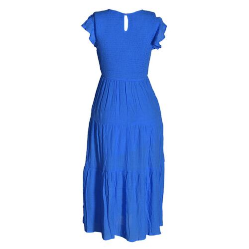 Vestido largo con smock para mujer Philosophy (Talla Mediana)
