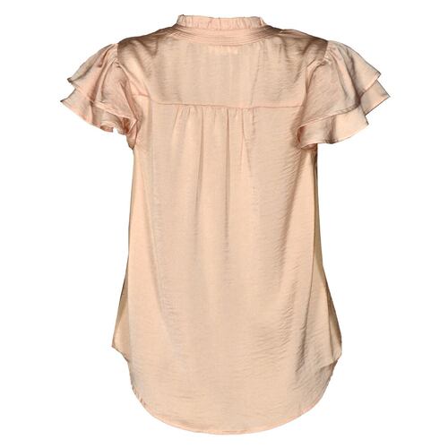 Blusa con olanes en manga para mujer Philosophy (Talla Mediana)
