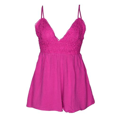Rumper Philosophy con encaje para mujer talla mediana
