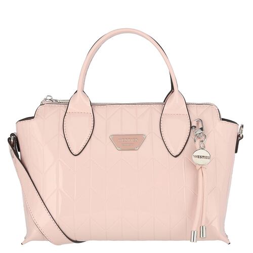 Bolsa Satchel Westies Rosa para Mujer