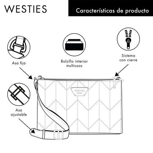 Bolsa Crossbody Westies Rosa para Mujer