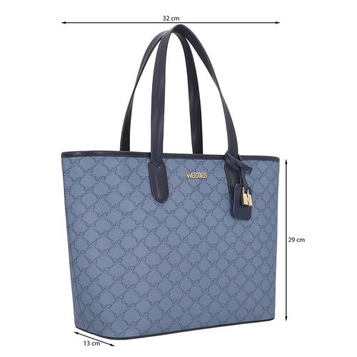 Bolsa Tote Westies Marino para Mujer