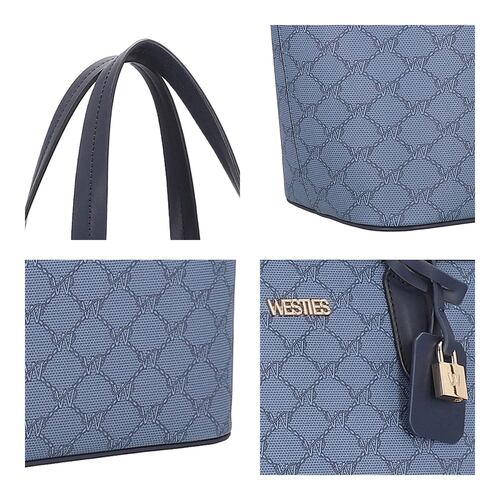 Bolsa Tote Westies Marino para Mujer