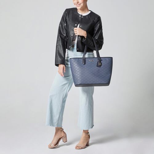 Bolsa Tote Westies Marino para Mujer