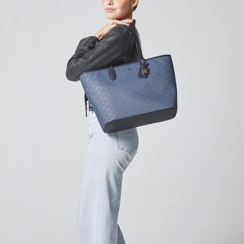 Bolsa Tote Westies Marino para Mujer