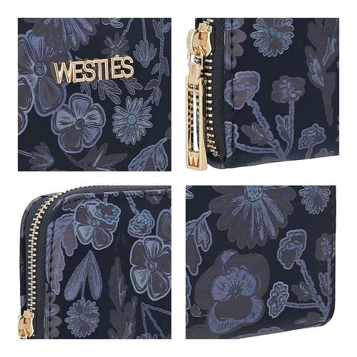 Cartera Wallet  Westies Marino para Mujer