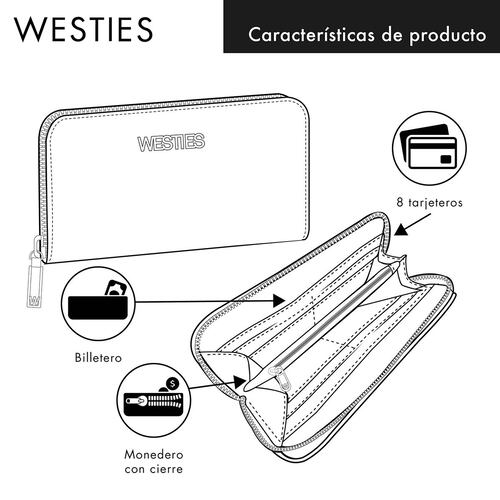 Cartera Wallet  Westies Marino para Mujer