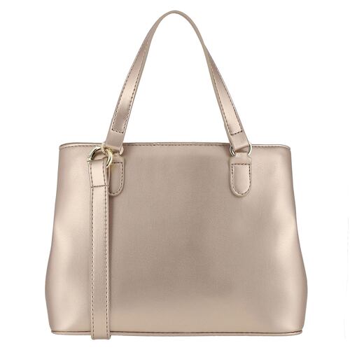 Bolso Satchel W Capsule Dorado para Mujer