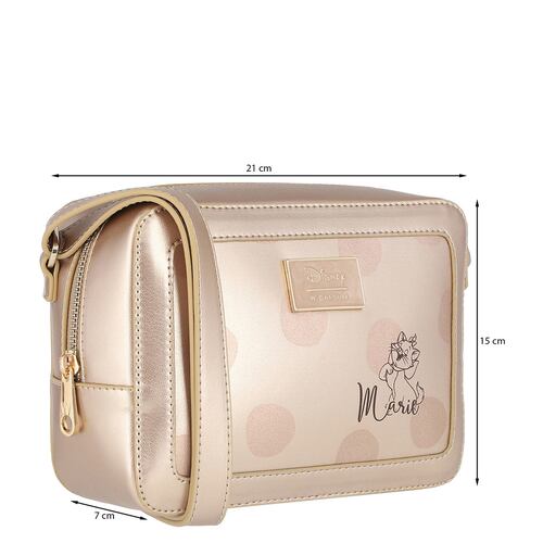 Bolso Crossbody W Capsule Dorado para Mujer