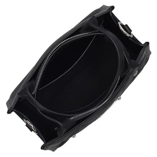 Bolso Satchel W Capsule Negro para Mujer