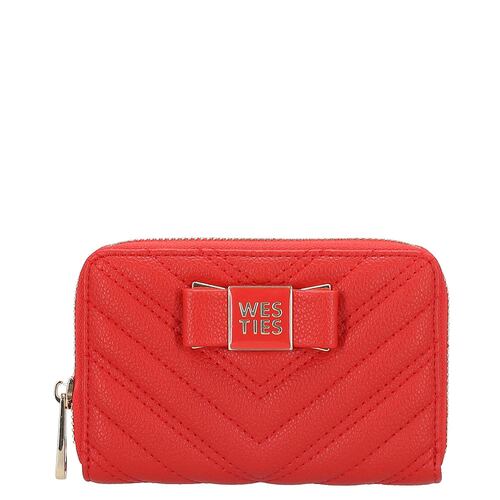 Cartera Wallet Color Rojo para Mujer Westies