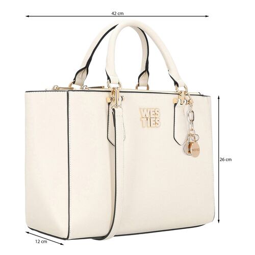 Bolsa Tote Color Marfil para Mujer Westies