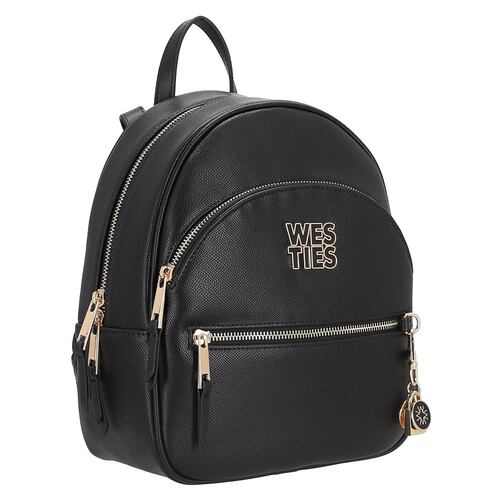 Mochila Backpack Color Negro para Mujer Westies