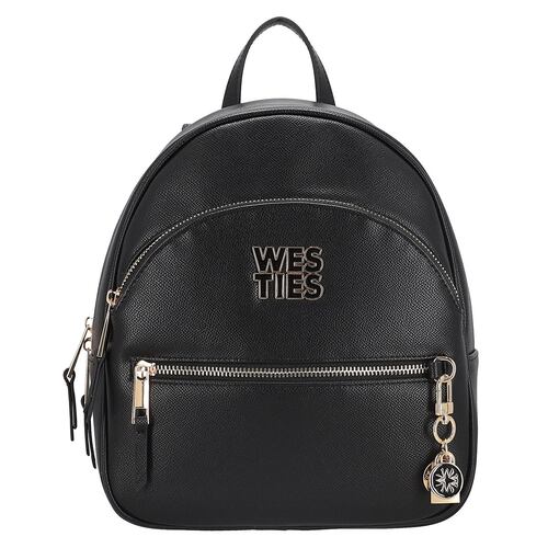 Mochila Backpack Color Negro para Mujer Westies