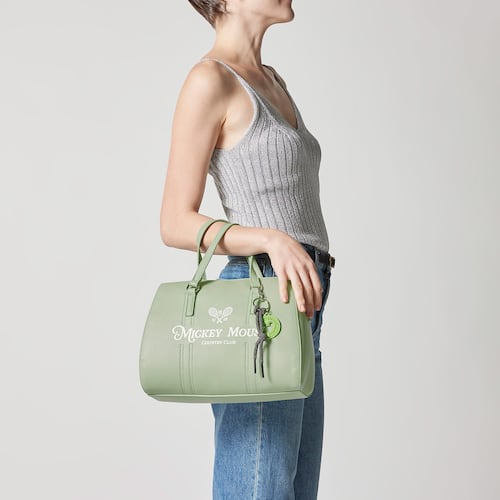 Bolsa Satchel W Capsule Verde Claro para Mujer