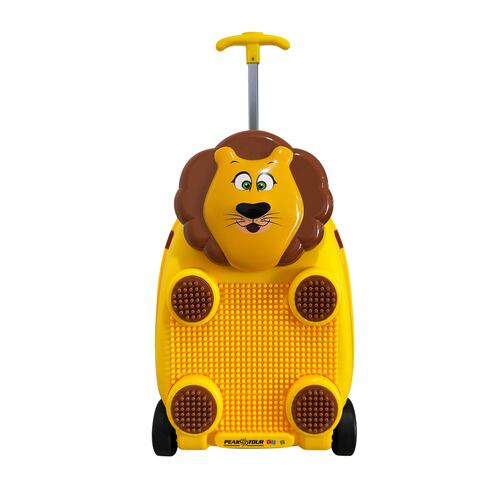 Maleta Infantil PEAK TOUR 18 " en Forma de León con Bloques