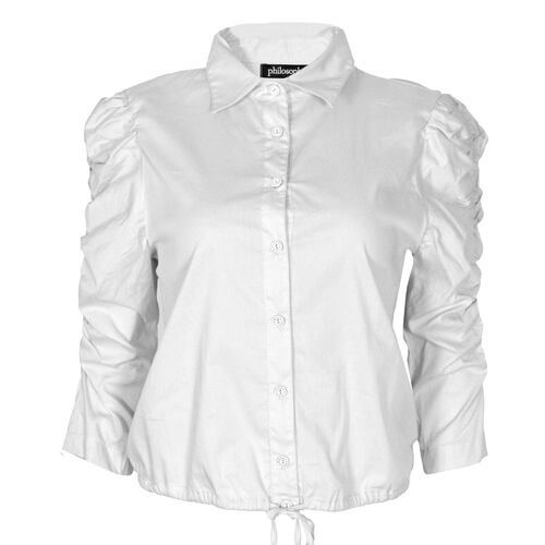 Blusa Enresortada Lisa Philosophy Talla Mediana para Mujer