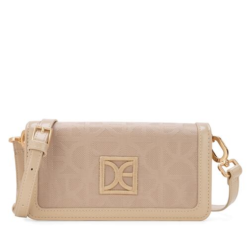Billetera Porta Celular Cloe Color Beige para Mujer