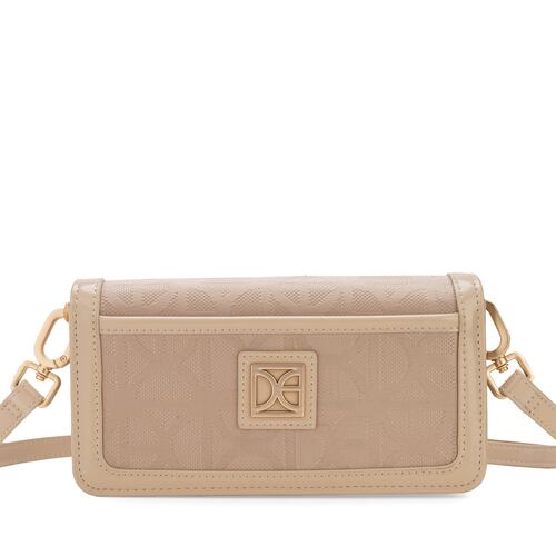 Billetera Porta Celular Cloe Color Beige para Mujer