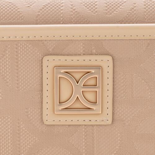 Billetera Porta Celular Cloe Color Beige para Mujer