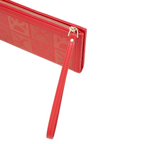 Billetera Flap Cloe Color Rojo para Mujer