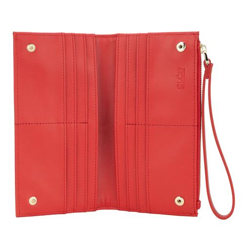 Billetera Flap Cloe Color Rojo para Mujer