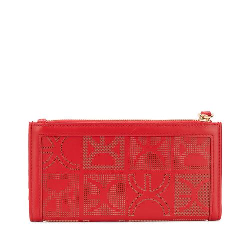 Billetera Flap Cloe Color Rojo para Mujer
