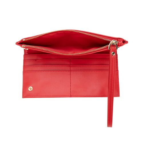 Billetera Flap Cloe Color Rojo para Mujer