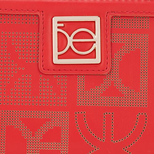 Billetera Flap Cloe Color Rojo para Mujer