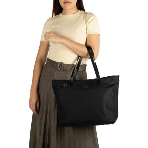 Bolso Tote Cloe Negro para Mujer