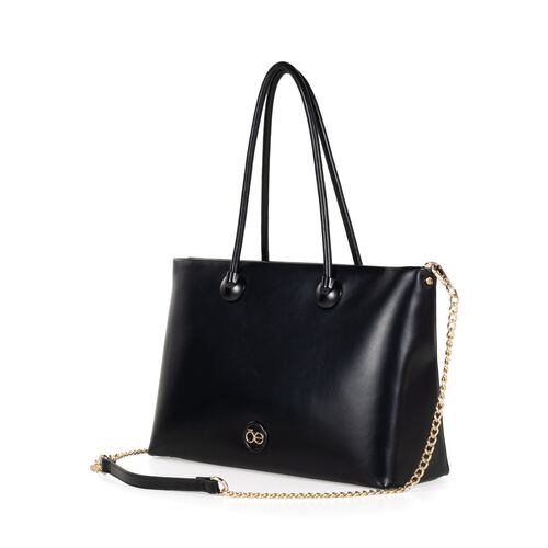 Bolso Satchel Cloe Color Negro para Mujer