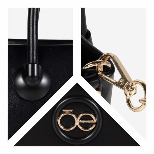 Bolso Satchel Cloe Color Negro para Mujer