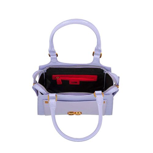 Bolso Satchel Cloe Color Lila para Mujer