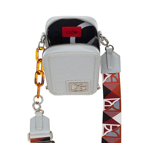Bolso Cross Body Cloe Color Gris para Mujer