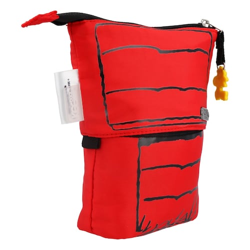 Set 3 Piezas Mochila Lonchera y Lapicera Rojas Peanuts Keepak