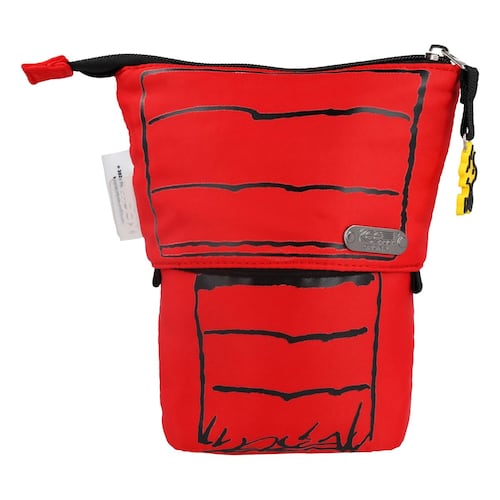 Set 3 Piezas Mochila Lonchera y Lapicera Rojas Peanuts Keepak