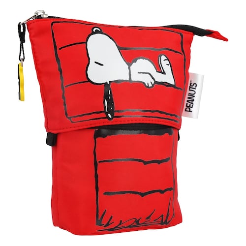 Set 3 Piezas Mochila Lonchera y Lapicera Rojas Peanuts Keepak