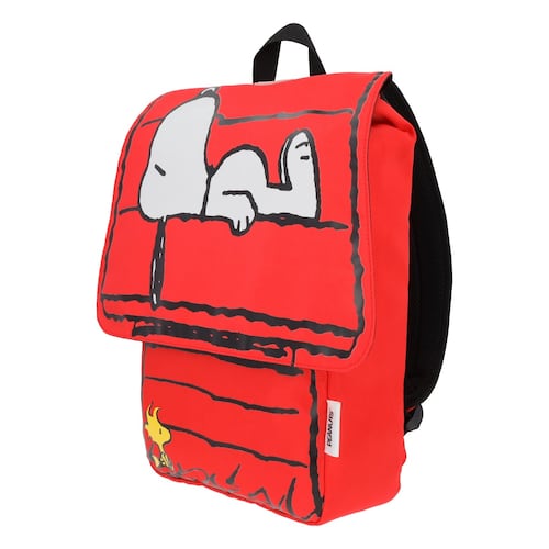 Set 3 Piezas Mochila Lonchera y Lapicera Rojas Peanuts Keepak